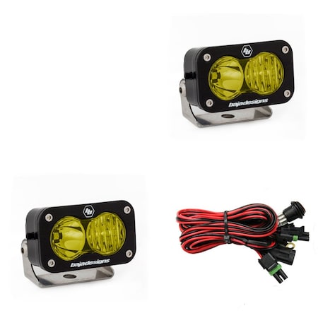 Wide Cornering LED Amber S2 Pro Pair